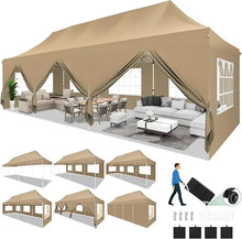 10x30 Pop Up Canopy with 8 Sidewalls