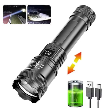High-Power LED Rechargeable Tactical Flashlight