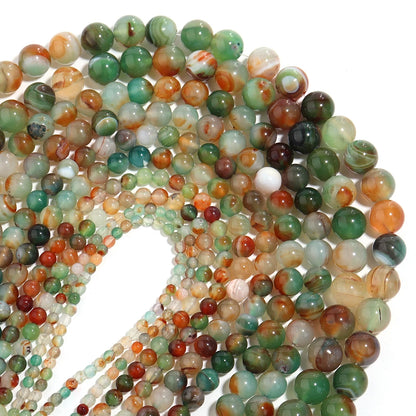 Natural Stone Jade Loose Spacer Beads for DIY Jewelry