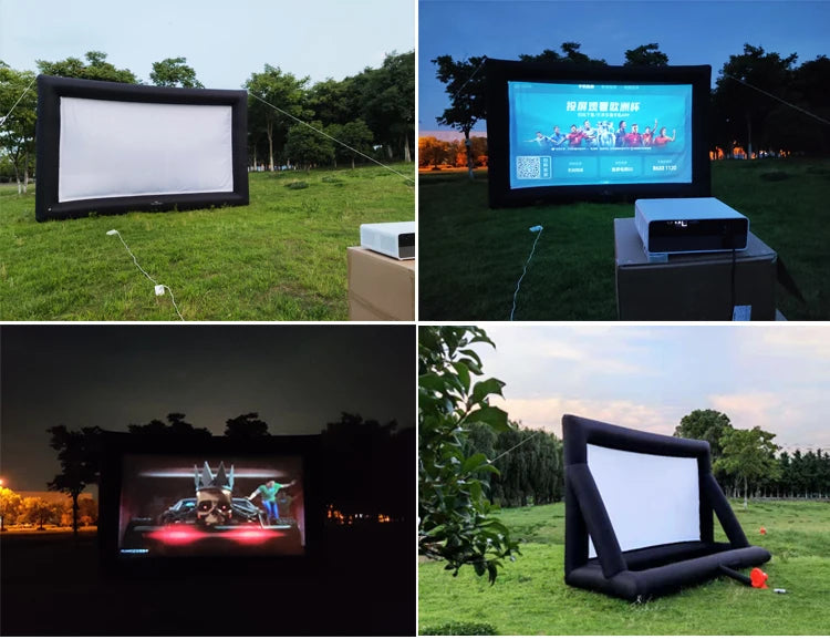 Giant Inflatable Backyard Theater Cinema Projector