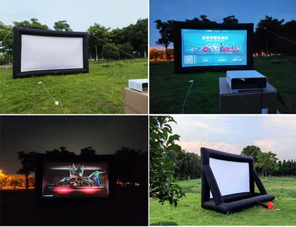 Giant Inflatable Backyard Theater Cinema Projector