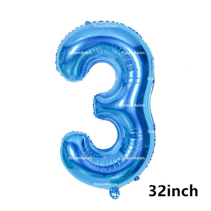 How to Train Your Dragon Party Decorations Set - Foil Balloons, Birthday Banner & Cake Toppers
