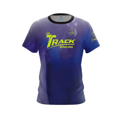 Track Tornado Green Flame Performance Bowling Jersey