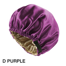 Satin Solid Color Sleeping Cap