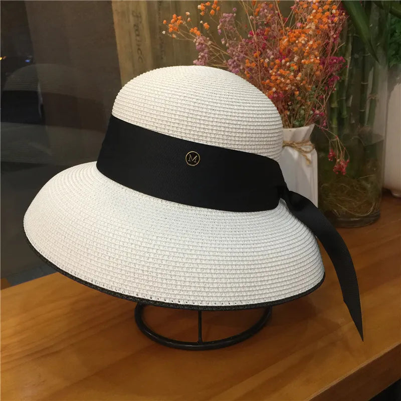 Woolen Rhinestone Solid Color Basin Hat