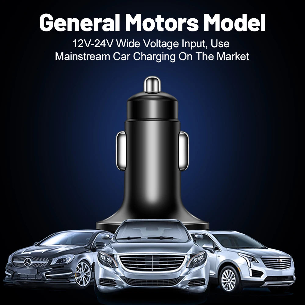 250W PD Fast Charging Type C USB Phone Adapter in Car