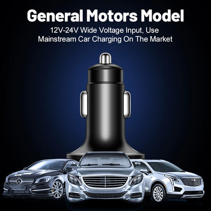 250W PD Fast Charging Type C USB Phone Adapter in Car