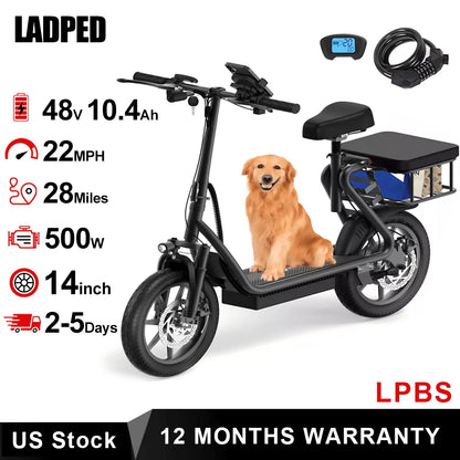 LADPED LPBS 500W 14inch Electric Bicycle