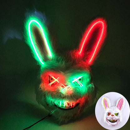 Novelty LED Bloody Furry Bunny Rabbit Bear Mask
