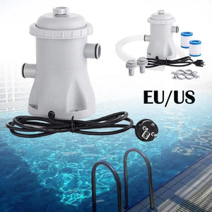 1SET Pool Filter 330 GPH Paddling Pool Electric Water Pump