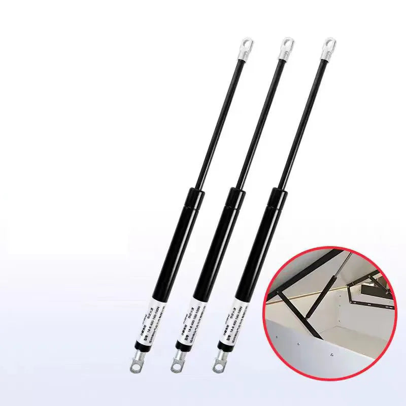 1PC 100-500N 150-600mm Universal Gas Strut Gas Spring Lift Support with Steel Eye Ends