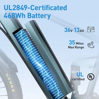 Electric Bicycle 36V Lithium Battery 500W Peak Motor 21-Speed Gear System - Eco-Friendly Transport