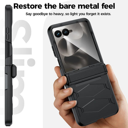 MOTO Razr Non-Slip Texture Rugged Hinge Protection Case