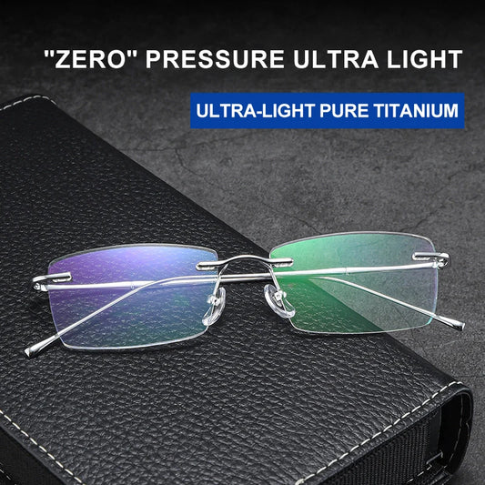 VICKY Ultra-light Titanium Reading Eyeglass Frames