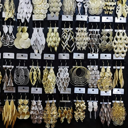 Floating Long Hook Earrings