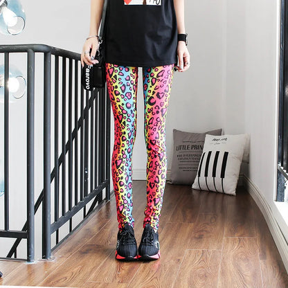 Casual and Colorful Leg Warmer Leggings
