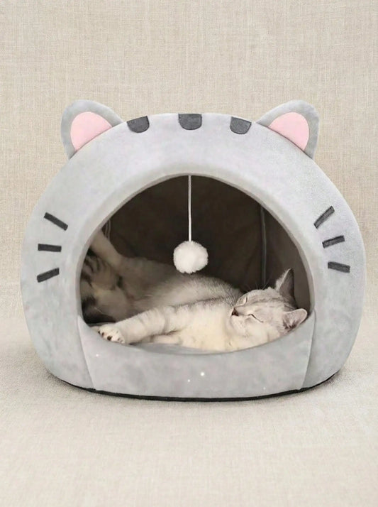 PETSIN Soft & Breathable All-Season Cat Sleeping Basket House