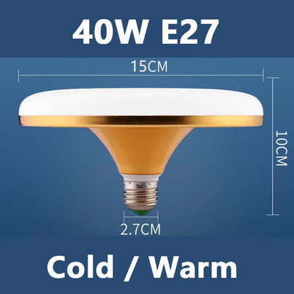Super Bright E27 LED UFO Bulb (15W – 60W)