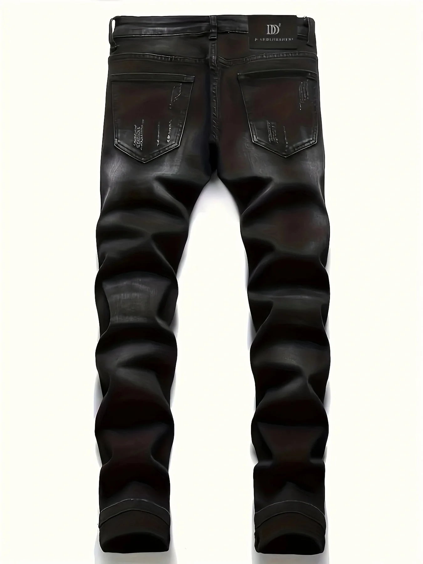 Washed Holed Trendy Fashion Jeans