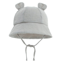 Solid Color Soft Baby Bucket Hat