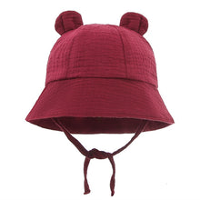 Solid Color Soft Baby Bucket Hat