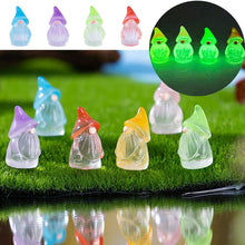 10pcs Mini Resin Gnomes Statues Ornaments