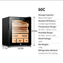 Intelligent Compressor Constant Temperature and Humidity Control Humidor