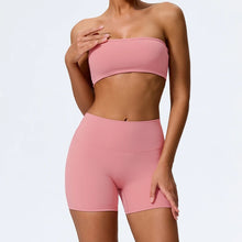 Ctenkevet Two Piece Crop Top and High Waist Shorts Set