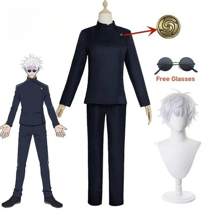 Jujutsu Kaisen Gojo Satoru High School Uniform Cosplay Set