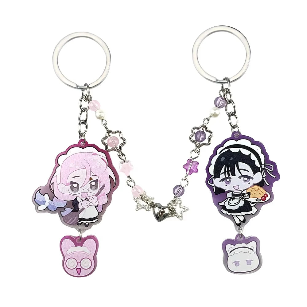 2-Piece Alien Stage Ivan & Till Anime Acrylic Keychain Set