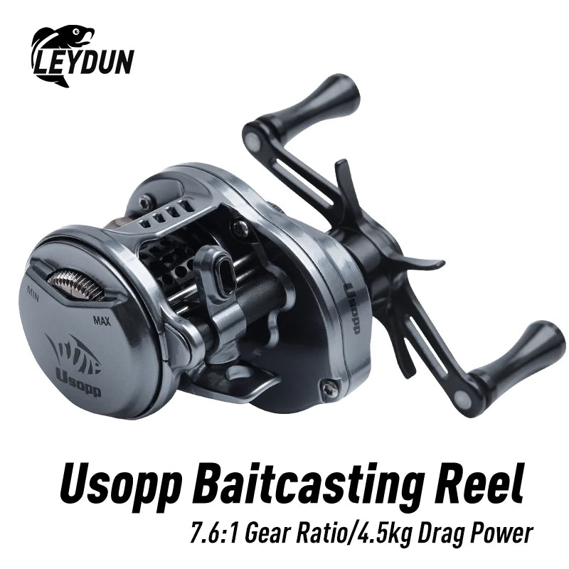 Leydun Usopp Ultralight 7.6:1 Baitcasting Reel