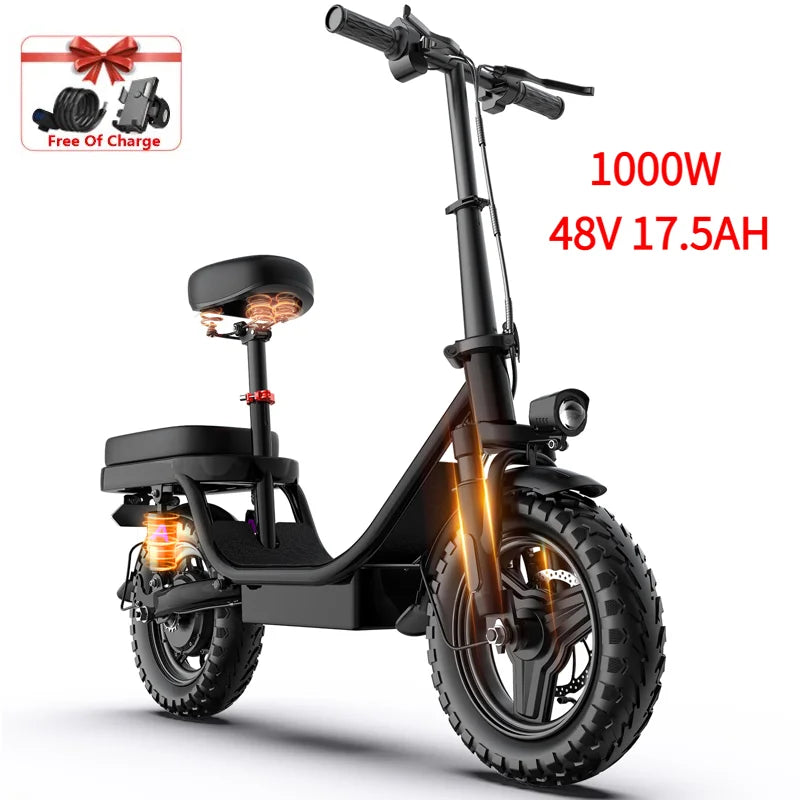 14-26inch 1000w Electric Bicycle