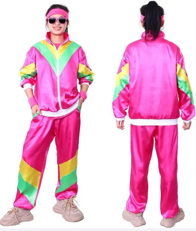 Retro 80s/90s Tracksuit Costume Set