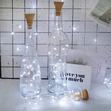 Solar Wine Bottle Led String Fairy Lights