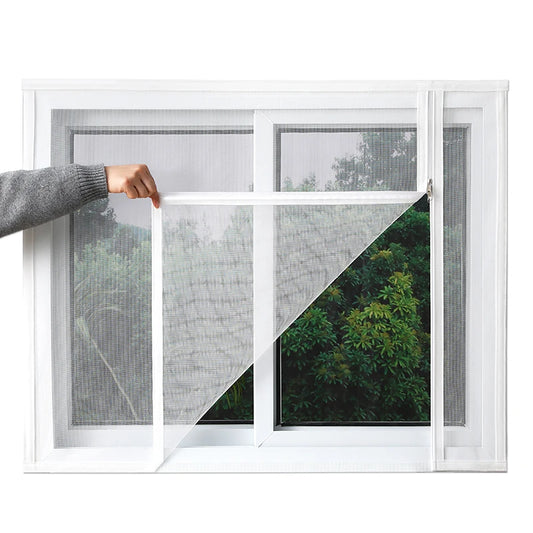 Self-adhesive Zippered Window Screen