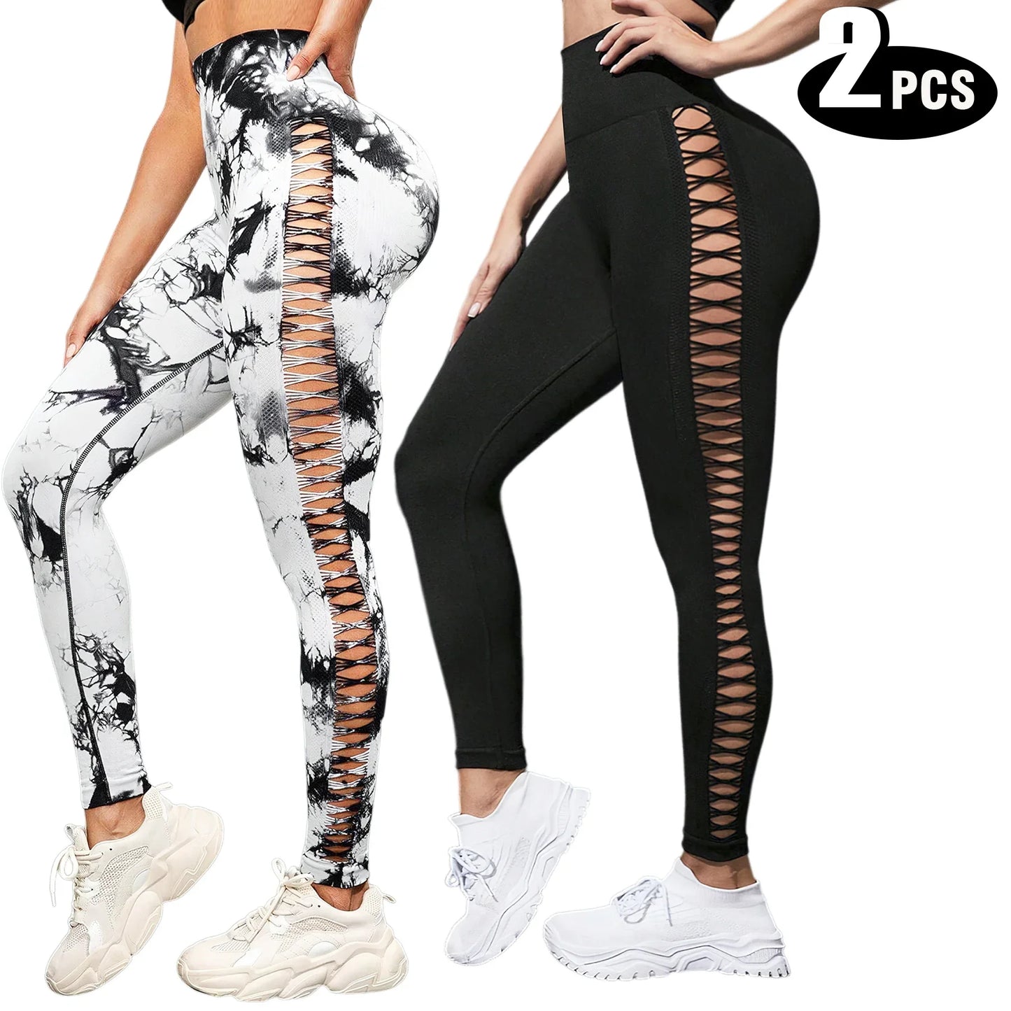 High-Waist Seamless Active Leggings