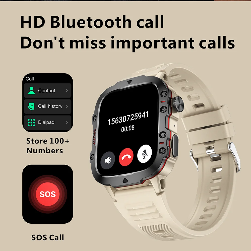 Bluetooth Waterproof Sport Smartwatch for iPhone
