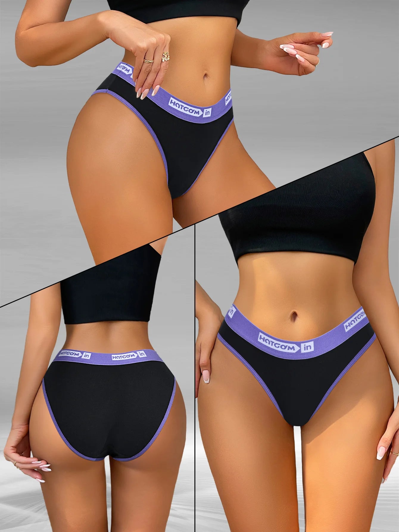 6Pcs Cotton Soft Briefs