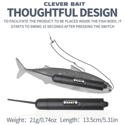Akeo Electronic Auto-Swimming Fishing Lure – USB Rechargeable Smart Bait