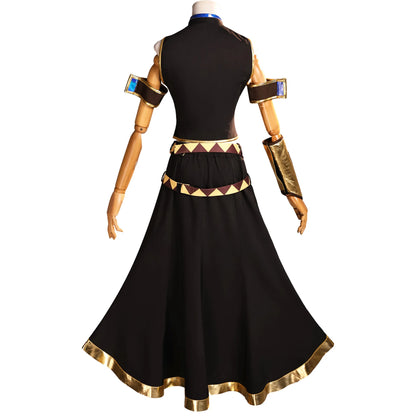 Anime Megurine Luka Cosplay Costume Set - Vocaloid Halloween & Convention Party Dress