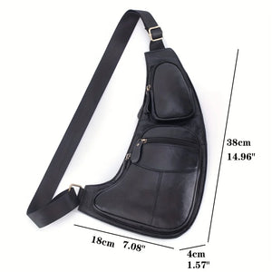 Retro Leather Crossbody Bag