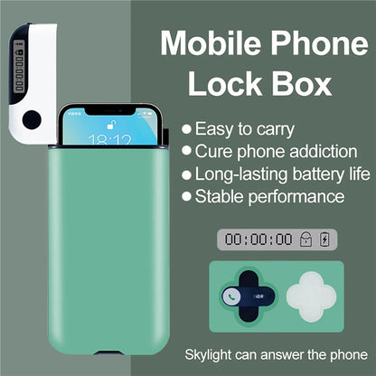 Timed Phone Lock Box for Focus and Screen Time Management