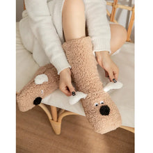 Animal Face Warm Carpet Socks