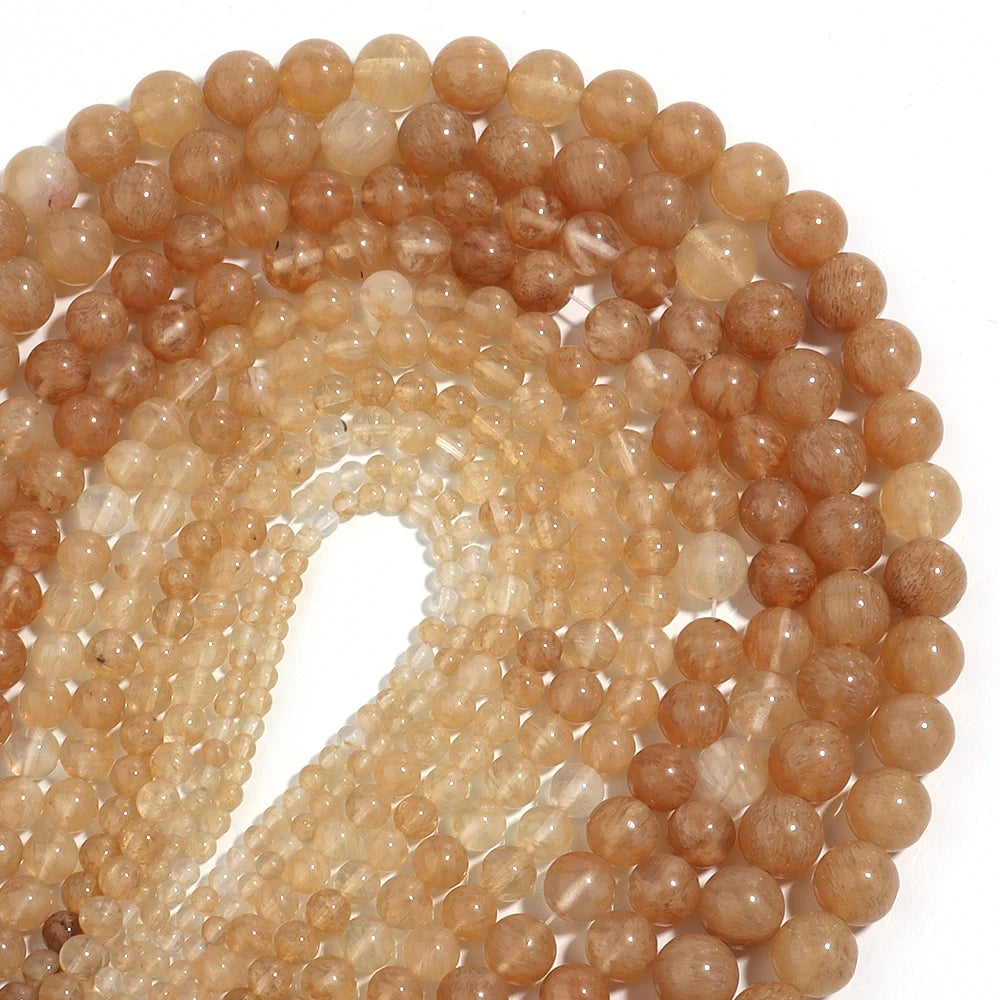 Natural Stone Jade Loose Spacer Beads for DIY Jewelry