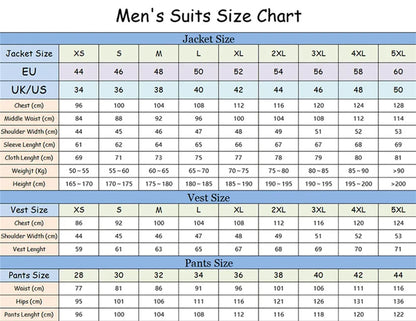 Men’s Formal Slim-Fit Suit Set – Premium Single-Breasted Wedding & Business Tuxedo