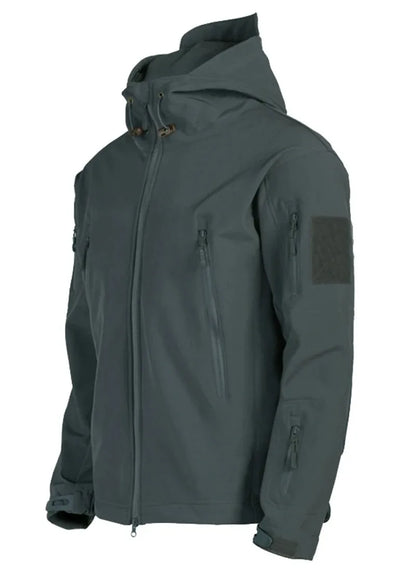 Men's Hooded Casual Military Outdoor Utility Jacket