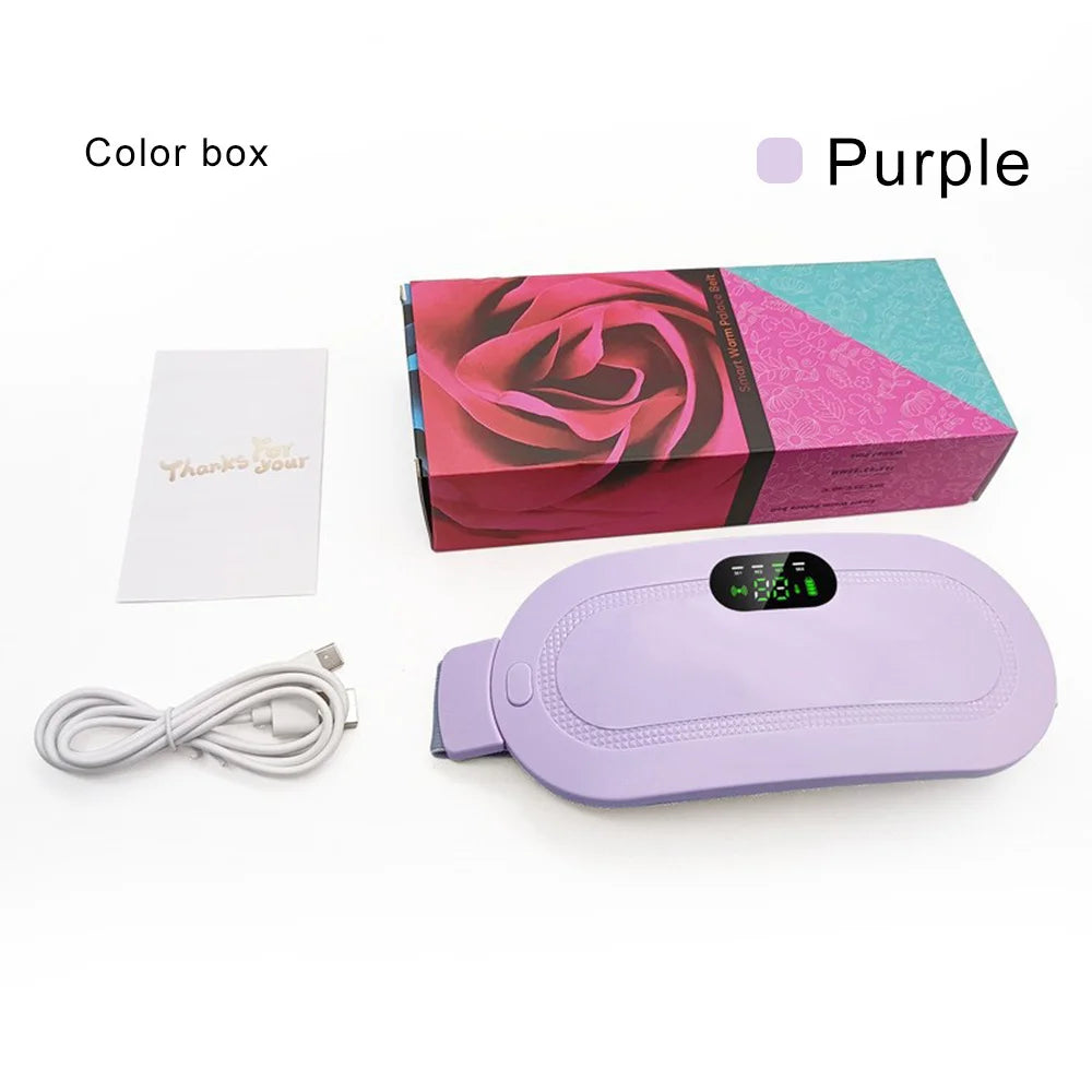 Smart Menstrual Heating Pad & Cordless Abdominal Massager Belt