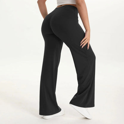 NCLAGEN Women’s Seamless Flare Yoga Leggings – High-Waist Butt Lifting Activewear