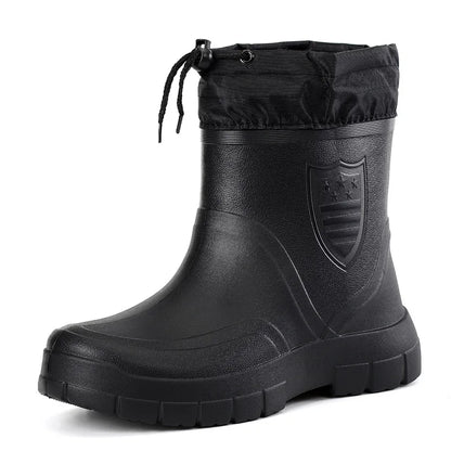 Men's Waterproof Ankle Rain Boots & Water Shoes