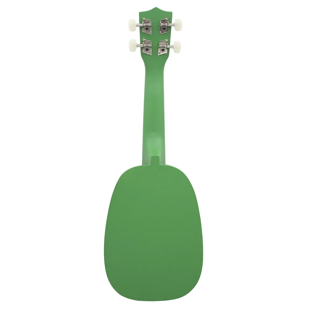 IRIN 21-Inch Hawaiian Fruit Print Soprano Ukulele Starter Kit – 4-String Basswood Mini Guitar with Accessories